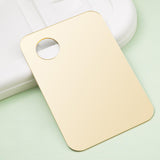 Maxbell Acrylic Makeup Mixing Palette Color Mixing Blending painting Paint Golden W/ Mixing Rod