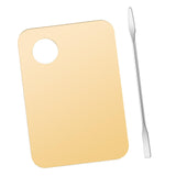 Maxbell Acrylic Makeup Mixing Palette Color Mixing Blending painting Paint Golden W/ Mixing Rod