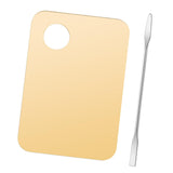 Maxbell Acrylic Makeup Mixing Palette Color Mixing Blending painting Paint Golden W/ Mixing Rod