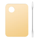 Maxbell Acrylic Makeup Mixing Palette Color Mixing Blending painting Paint Golden W/ Mixing Rod