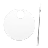 Maxbell Acrylic Makeup Mixing Palette Color Mixing Blending painting Paint Round W/ Mixing Rod