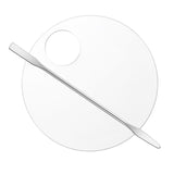 Maxbell Acrylic Makeup Mixing Palette Color Mixing Blending painting Paint Round W/ Mixing Rod