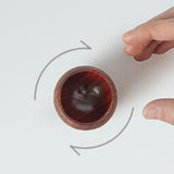Maxbell Mini Scent Diffuser Ornament Cute Gifts for Bookshelf Living Room Bedroom Red Brown