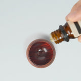 Maxbell Mini Scent Diffuser Ornament Cute Gifts for Bookshelf Living Room Bedroom Red Brown