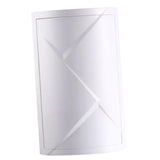 Maxbell Rotating Triangle Cabinet Cosmetic Storage Rack for Table Bathroom 2 Tiers White