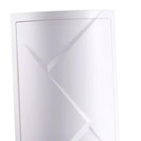 Maxbell Rotating Triangle Cabinet Cosmetic Storage Rack for Table Bathroom 2 Tiers White