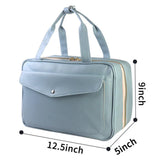 Maxbell Makeup Cosmetic Bag Rotate 360 Degrees with Elastic for Men Women Shower