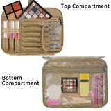 Maxbell Makeup Cosmetic Bag Rotate 360 Degrees with Elastic for Men Women Shower