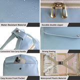 Maxbell Makeup Cosmetic Bag Rotate 360 Degrees with Elastic for Men Women Shower