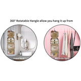 Maxbell Makeup Cosmetic Bag Rotate 360 Degrees with Elastic for Men Women Shower