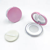 Maxbell Loose Powder Container Mini Compact Cosmetic Holder 3G for Household Travel Pink