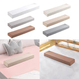 Maxbell Hand Rest Soft Memory Foam Professional Arm Cushion for Nail Table Women White
