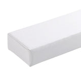 Maxbell Hand Rest Soft Memory Foam Professional Arm Cushion for Nail Table Women White