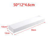 Maxbell Hand Rest Soft Memory Foam Professional Arm Cushion for Nail Table Women White