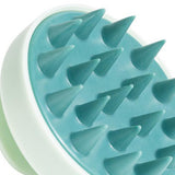 Maxbell Handheld Scalp Massage Shampoo Brush Comb Deep Cleaning for Remove Dandruff Green