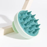 Maxbell Handheld Scalp Massage Shampoo Brush Comb Deep Cleaning for Remove Dandruff Green