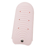 Maxbell Hair Dryer Storage Bag Heat Resistant Mat Dustproof Professional for Desktop Pink