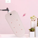 Maxbell Hair Dryer Storage Bag Heat Resistant Mat Dustproof Professional for Desktop Pink