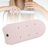 Maxbell Hair Dryer Storage Bag Heat Resistant Mat Dustproof Professional for Desktop Pink
