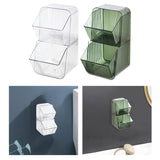 Maxbell tea Organizer Large Capacity Portable for Bedroom Home Office Closets Transparent