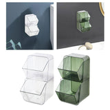 Maxbell tea Organizer Large Capacity Portable for Bedroom Home Office Closets Transparent
