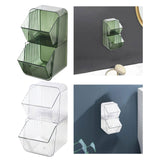 Maxbell tea Organizer Large Capacity Portable for Bedroom Home Office Closets Transparent