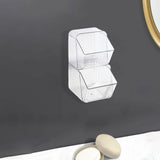 Maxbell tea Organizer Large Capacity Portable for Bedroom Home Office Closets Transparent