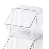 Maxbell tea Organizer Large Capacity Portable for Bedroom Home Office Closets Transparent