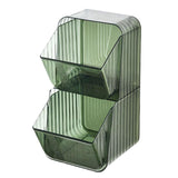 Maxbell tea Organizer Large Capacity Portable for Bedroom Home Office Closets Green