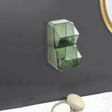Maxbell tea Organizer Large Capacity Portable for Bedroom Home Office Closets Green