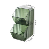 Maxbell tea Organizer Large Capacity Portable for Bedroom Home Office Closets Green