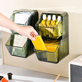Maxbell tea Organizer Large Capacity Portable for Bedroom Home Office Closets Green