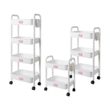 Maxbell Durable Rolling Cart Multifunctional for Bathroom Spices Baby Supplies 2 Tier