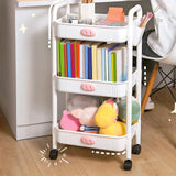 Maxbell Durable Rolling Cart Multifunctional for Bathroom Spices Baby Supplies 2 Tier