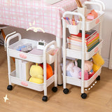 Maxbell Durable Rolling Cart Multifunctional for Bathroom Spices Baby Supplies 2 Tier