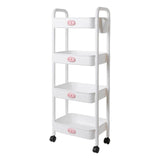 Maxbell Durable Rolling Cart Multifunctional for Bathroom Spices Baby Supplies 4 Tier