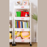 Maxbell Durable Rolling Cart Multifunctional for Bathroom Spices Baby Supplies 4 Tier