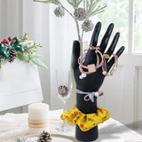 Maxbell Mannequin Hand Jewelry Display Holder Support for Chain Hand Model Shop Black