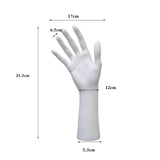 Maxbell Mannequin Hand Jewelry Display Holder Support for Chain Hand Model Shop White