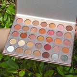 Maxbell 35 Colors Eyeshadow Palette Eyeshadow makeup Pallet Shimmer Matte Glitter
