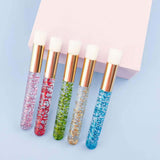 Maxbell 20 Pieces Lash Shampoo Brushes Cosmetic Lash cleaner Peel Off Remover Tool Argent