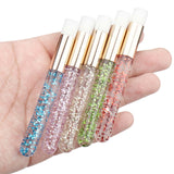 Maxbell 20 Pieces Lash Shampoo Brushes Cosmetic Lash cleaner Peel Off Remover Tool Argent