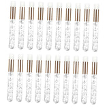 Maxbell 20 Pieces Lash Shampoo Brushes Cosmetic Lash cleaner Peel Off Remover Tool Argent
