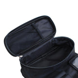 Maxbell Multi Use Travel Makeup Brush Holder Dustproof Large Capacity for Woman Black