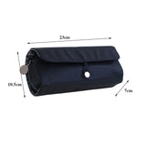 Maxbell Multi Use Travel Makeup Brush Holder Dustproof Large Capacity for Woman Black