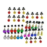 Maxbell Mustache Ornament Mini Christmas Beard Clip Unisex Wear Size 0.8x2inch 12 Balls
