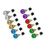 Maxbell Mustache Ornament Mini Christmas Beard Clip Unisex Wear Size 0.8x2inch 12 Balls