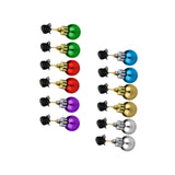 Maxbell Mustache Ornament Mini Christmas Beard Clip Unisex Wear Size 0.8x2inch 12 Balls