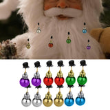 Maxbell Mustache Ornament Mini Christmas Beard Clip Unisex Wear Size 0.8x2inch 12 Balls