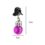 Maxbell Mustache Ornament Mini Christmas Beard Clip Unisex Wear Size 0.8x2inch 12 Balls 4 Bells